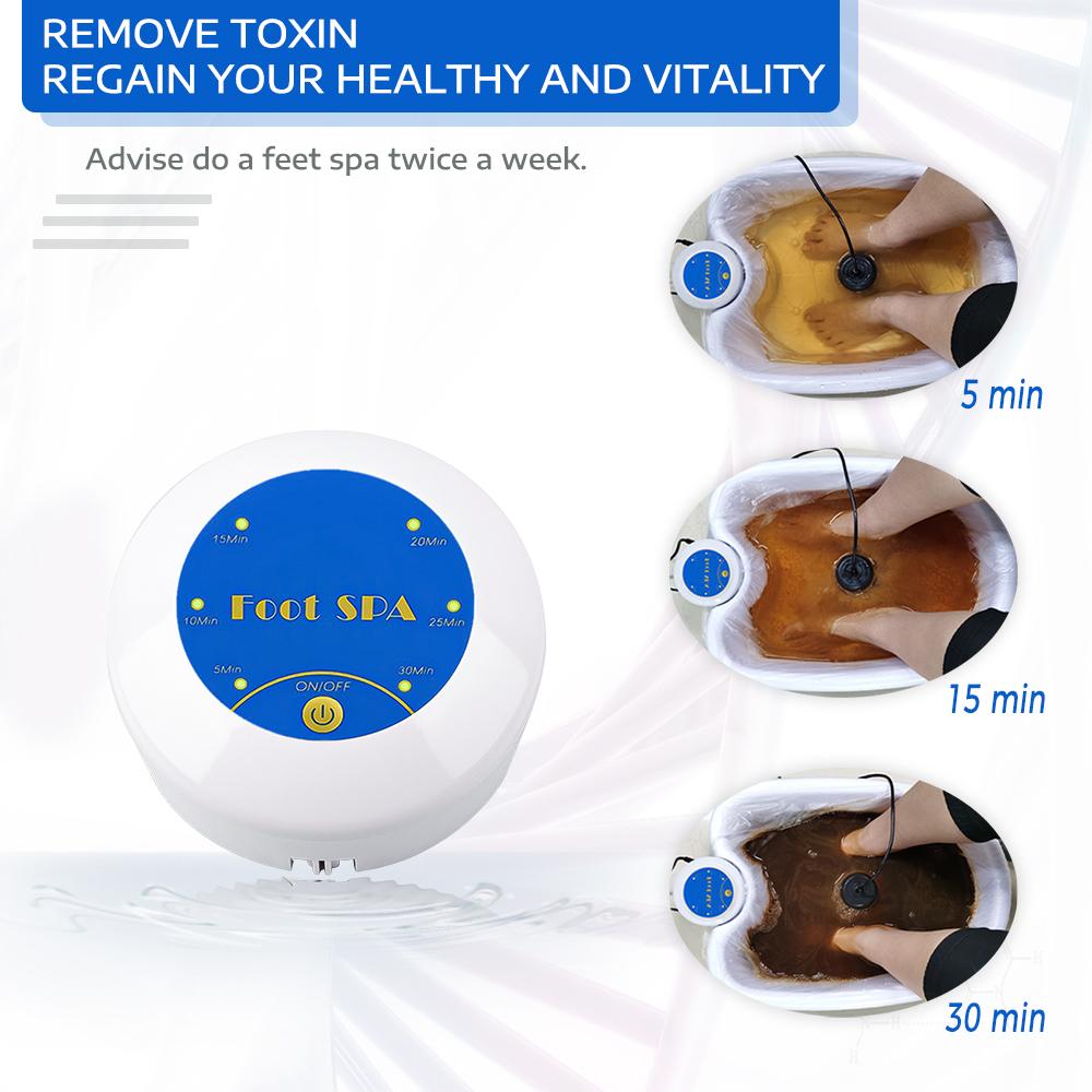 Portable Ionic Foot Bath Detox Machine - Plug-In Bathroom Relaxation Aid with Plug, 1-Touch Start, 30min Auto Shut Off, Smart Controller, Purified Water Function, Adjustable Massage, 4.33x2.36in, Any Basin Compatible Gift for Body Detox & Stress Relief Portable Ionic Foot Bath Detox Machine - Plug-In Bathroom Relaxation Aid with Plug, 1-Touch Start, 30min Auto Shut Off, Smart Controller, Purified Water Function, Adjustable Massage, 4.33x2.36in, Any Basin Compatible Gift for Body Detox & Stress Relief