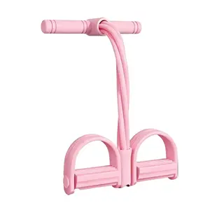 Multi-functional Pedal Resistance Band Trainer – Portable Foot Pedal Fitness Equipment Home Gym Full Body Workout Machine, Exercise Sit-ups, Yoga, Abdominal Training