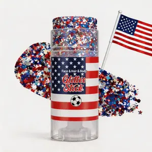 Festival Glitter Highlighter, Ideal for 4th of July Parties, Independence Day Events & Game Day Makeup (Beauty & Personal Care)