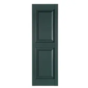 212 MAIN Window Shutters, Premier Raised Panel Exterior Decorative Heritage Green Shutters - 15 x 71 in.