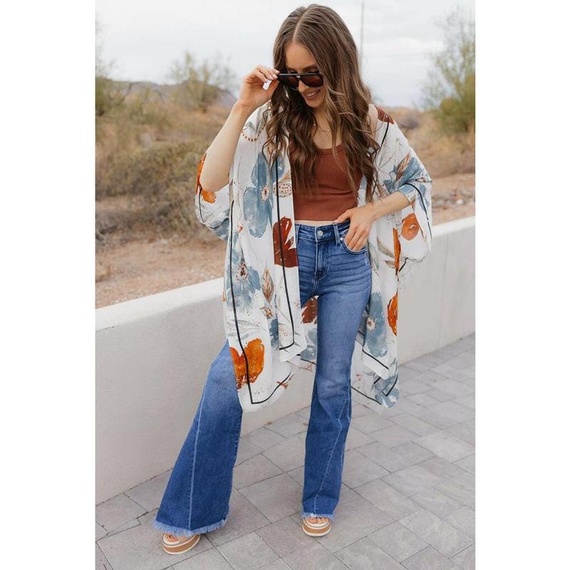 Sunset Stroll Kancan Mid-Rise Flare Jeans