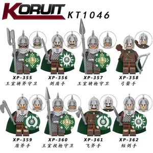 Guards, building blocks, figures, toys, mini-figures, humanoid dolls, toys, birthday gifts for medieval arhats.