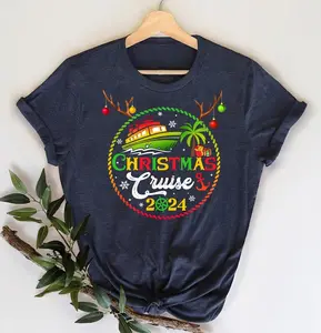Christmas Cruise 2024 Tropical Shirt, Funny Christmas Trip, Christmas Group Friend Shirts, Matching Family Christmas Shirts