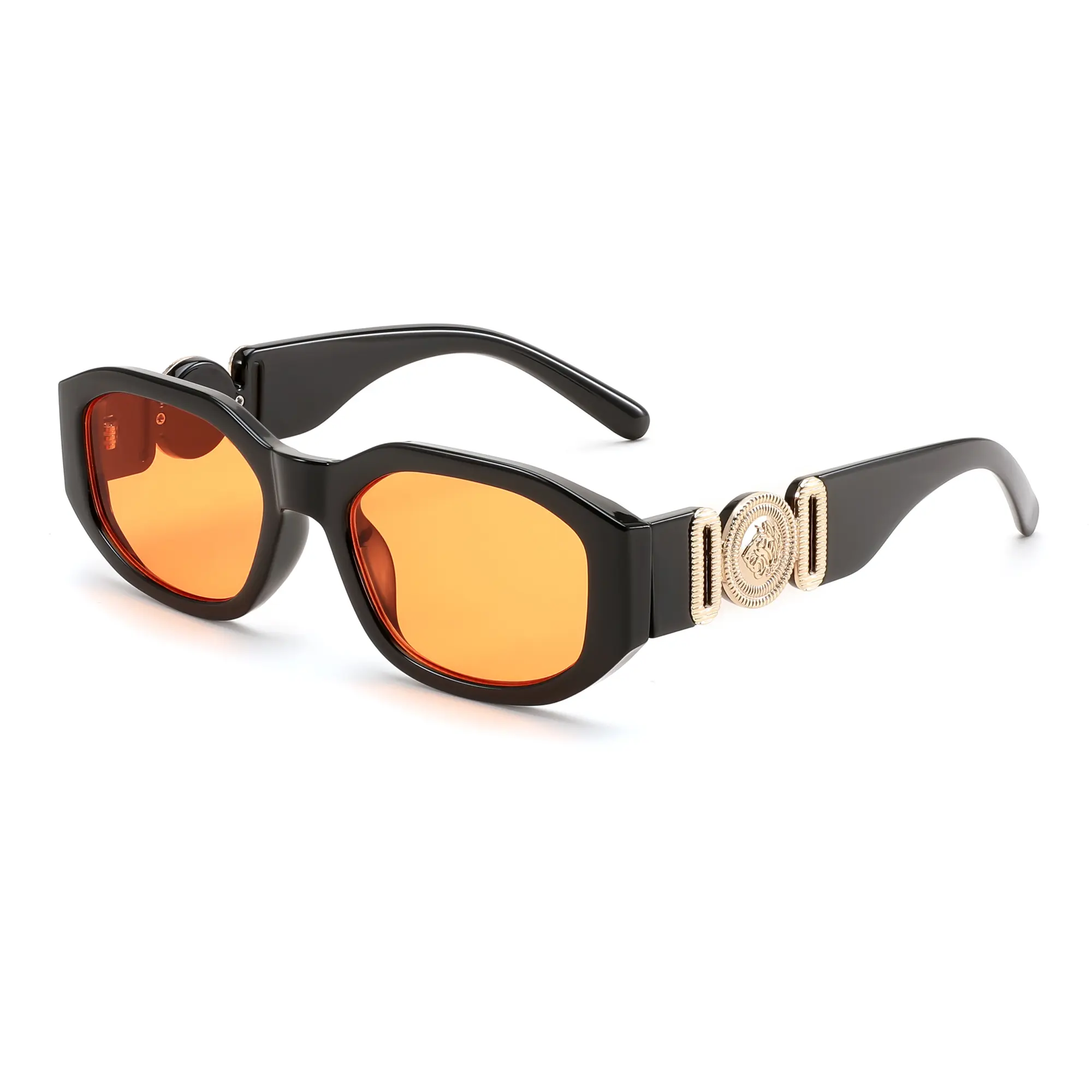 012 black frame/Orange lens