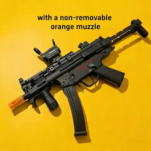 Electric feed Gel Ball Toy MP5，with a non-removable orange muzzle
