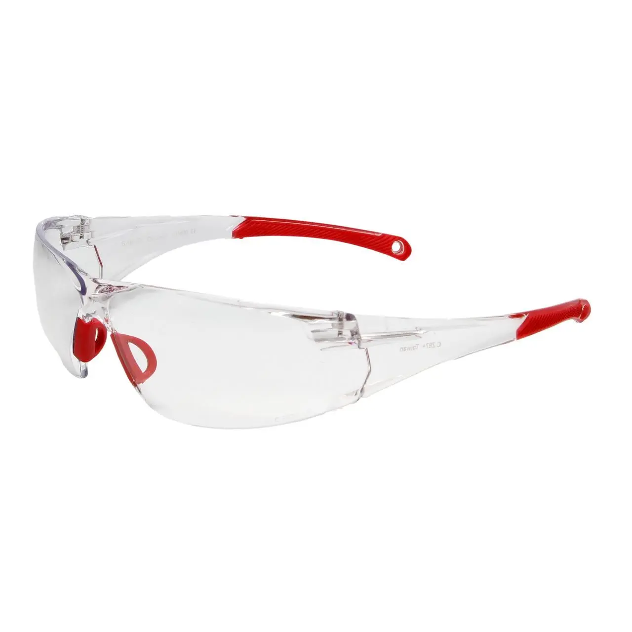 Calabria Side Out Clear Crystal Red Sport Mens Women's Pickleball Safety Glasses
