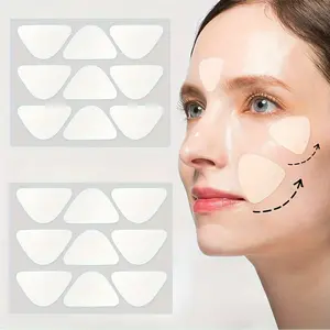 90-Piece Face Wrinkle Patches | Triangular Non-Facial Tape for Eyes, Lips & Forehead – Perfect for Treating Wrinkles, Puffiness & Fine Lines