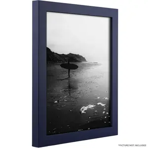 Craig Frames 20X20 Inch Picture Frame, Navy Blue, Confetti Style, 0.875" Wood Moulding, Satin Finish, Plexiglass Facing and Hanging Kit Included
