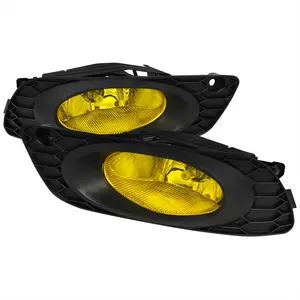 2012 Honda Civic Sedan H11 Fog Lights Kit (Chrome Housing/Yellow Lens)