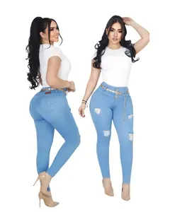 Jeans Levantacola Colombiano Women's High-Waist Skinny Fit