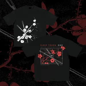 Unisex Fit Sleep Token Band Cotton T-shirt, Breathable And Sweat-Free, Soft And Comfortable, Summer Casual, Band Inspired Design, Concert Outfits, Gift For Boyfriend, Fans' Daily Wear Cotton Fabric