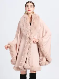 Women's Fitted Plain Solid Winter Coat, Casual Daily Wear, Warm & Stylish Design, Perfect for Fall & Winter Seasons, Enhances Any Accessory, Cape, Chic, Womenswear, Lady