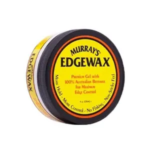 Murray's Edgewax 4 Oz Premium Gel with 100% Australian Beeswax for Maximum Edge Control Non-Sticky Feel