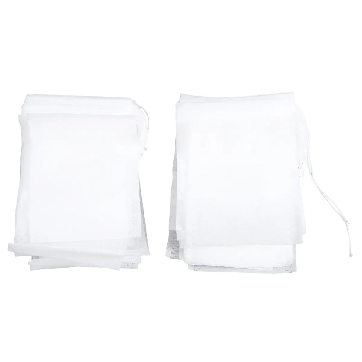 100 Pcs Disposable Empty Heat-Seal Filter Paper Tea Infuser Bags with String, Ideal for Spice & Tea Prep, Boxing & Martial Arts Sports Outdoor Hydration Accessory, Tea Infuser Bag