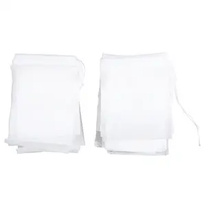 100 Pcs Disposable Empty Tea Bag String Heat Seal Filter Paper