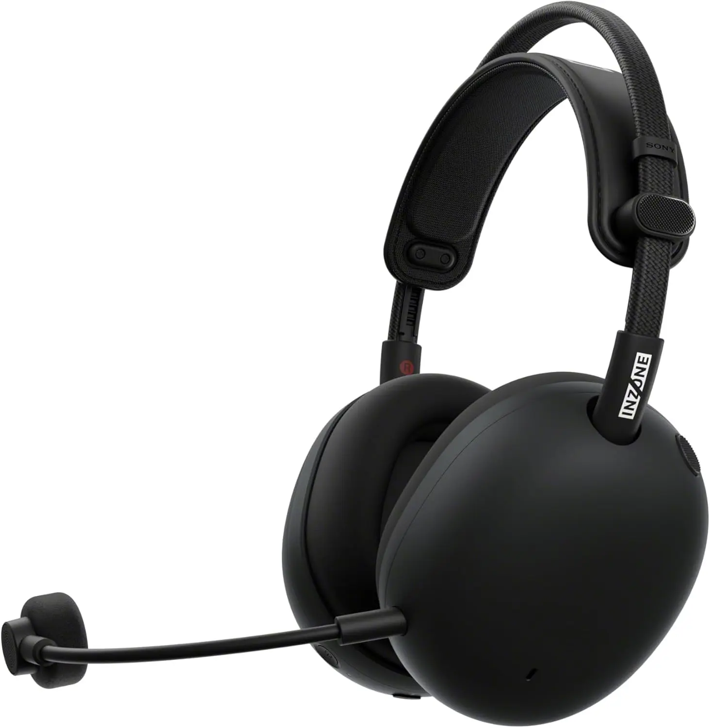 Refurbished - Sony INZONE H9 II Wireless Noise Canceling Gaming Headset, WH-1000XM6 Drivers, Lightweight, Detachable Cardioid AI Mic, 2.4GHz and Bluetooth, Soft Case, for PC, PS5, Switch, and Mobile, Black