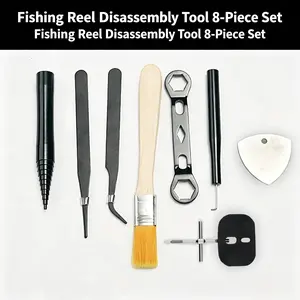 Fishing Reel Maintenance & Modification Disassembly Kit, Reel Repair Tools for Baitcasting Reels & Drum Reels, Pin Remover