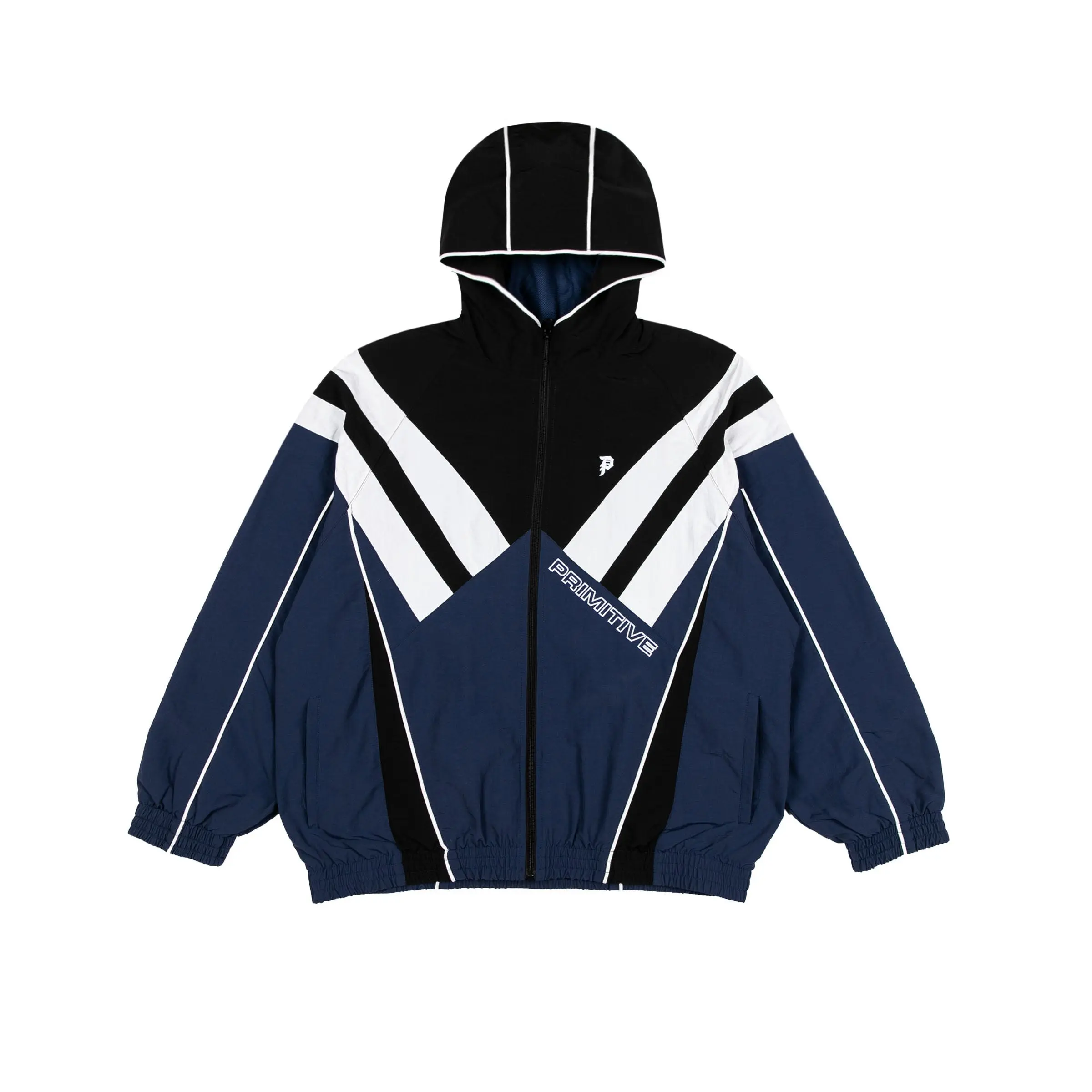 Primitive Skateboarding Men's Casual Nylon Striker Tech Jacket, Menswear Apparel Coat