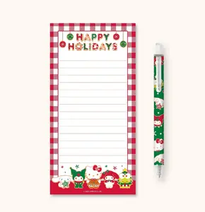 ASK ABOUT THIS ONE - Hello Kitty and Friends HOLIDAY FUN LIST PAD PEN SET