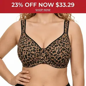 HSIA Joan Comfortzone Plus Size Soft Unlined T-Shirt Full Coverage Unpadded Underwire Minimizer Bra Everyday Bra Womenswear SpringStatements