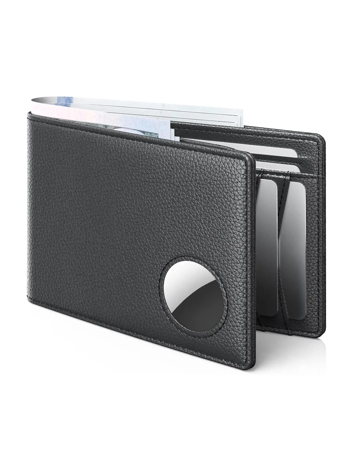 Men's 2024 New Stylish Simple Plain Pu Leather Card Holder, Multiple Card Slots, Casual Plain Bifold Wallet for Daily Use, Trendy Versatile High-quali