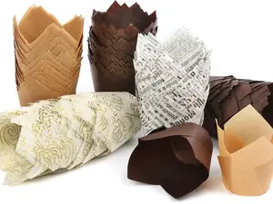 Cupcake Liners, 200pc Muffin Liners, Cupcake Paper Wrappers, Baking Cup Holder for Wedding, Birthday, Party, Standard Size