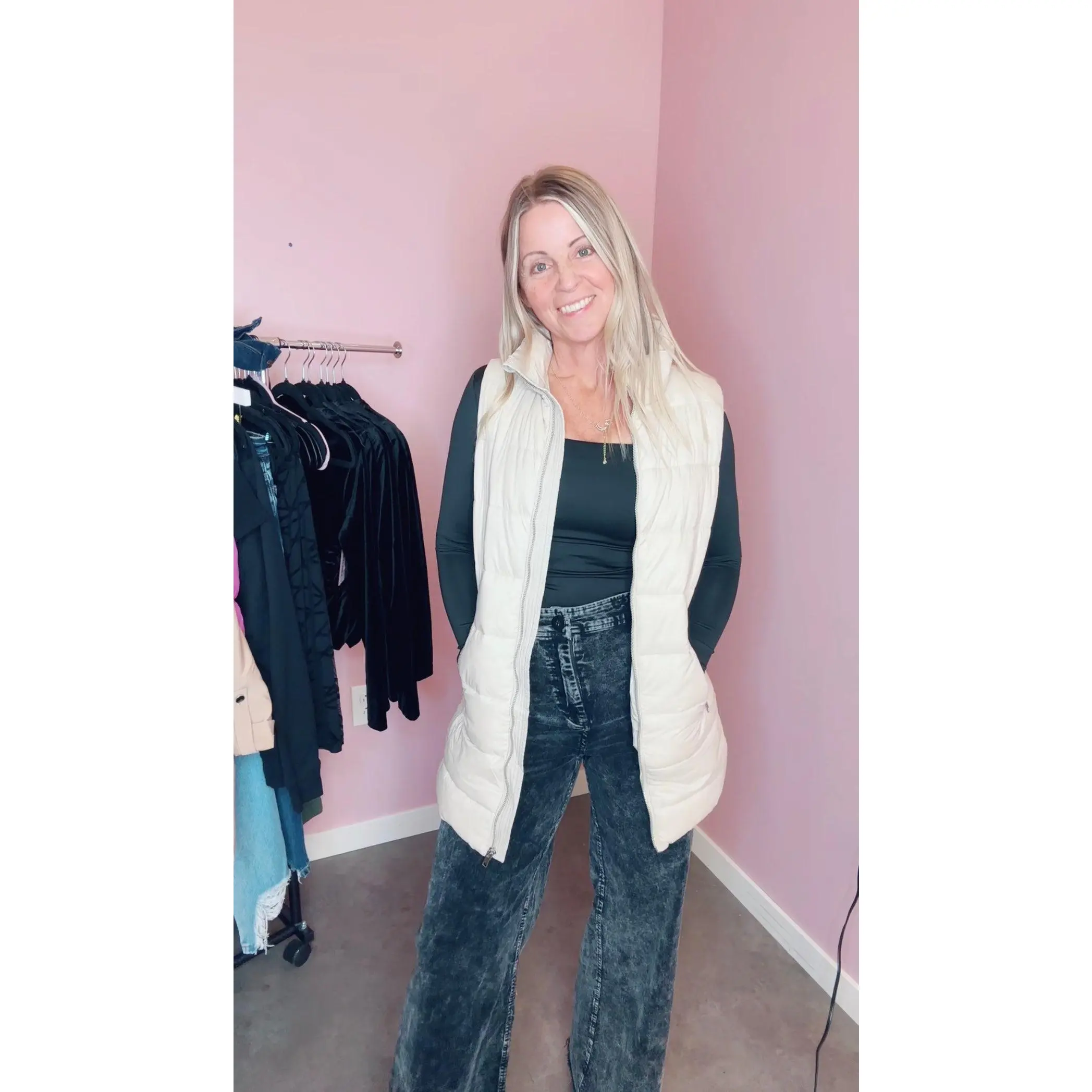 Long Puffer Vest
