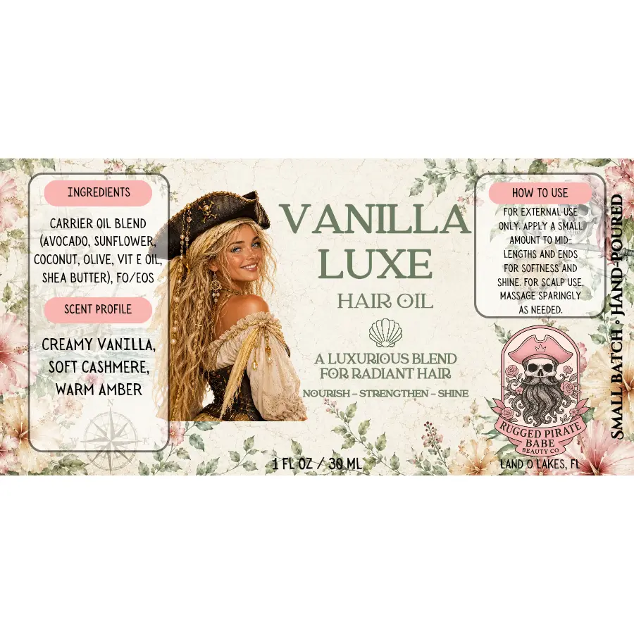 Vanilla Luxe - Vanilla and Cashmere Hair Oil and Perfume
