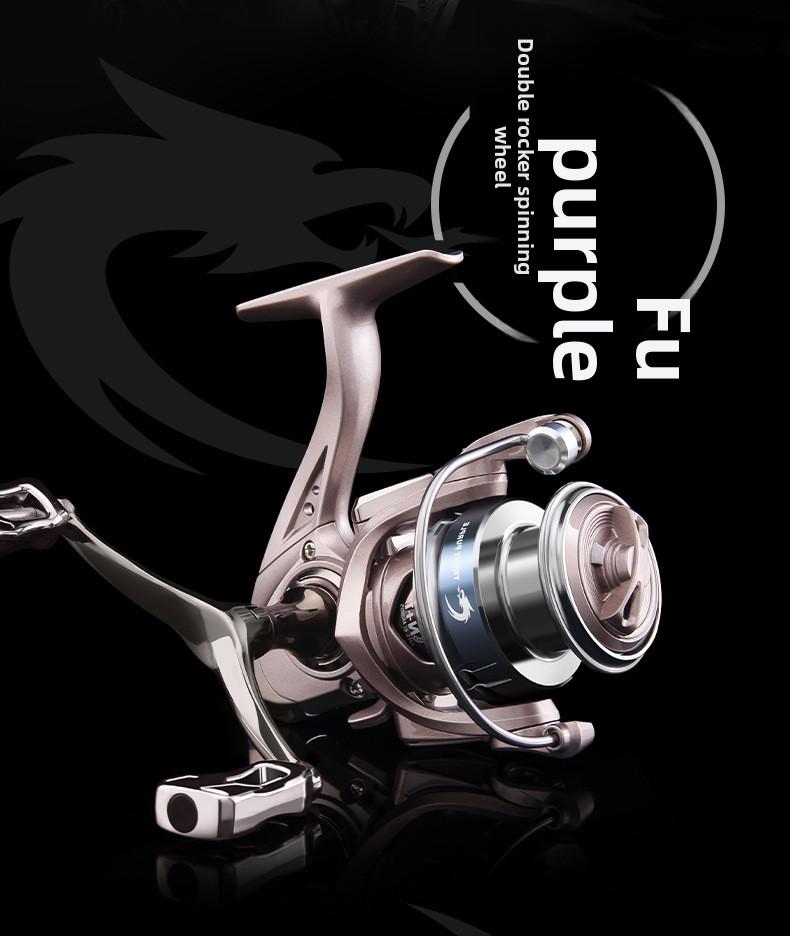 Luya spinning wheel Stella double rocker arm fishing wheel long throw fish wheel Chromium Casting Fishing Reel