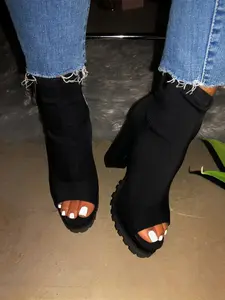 KT Thicker Heeled Boots - Seductive Design