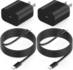 10FT iPad Charger Fast  Cord, 2Pack 20W USB C Fast Charger with 10 ft Long   for iPad 10th/11th Generation, iPad Pro 13/12.9/11 inch, iPad Air 11/13 inch/4th/5th, iPad mini(Black)