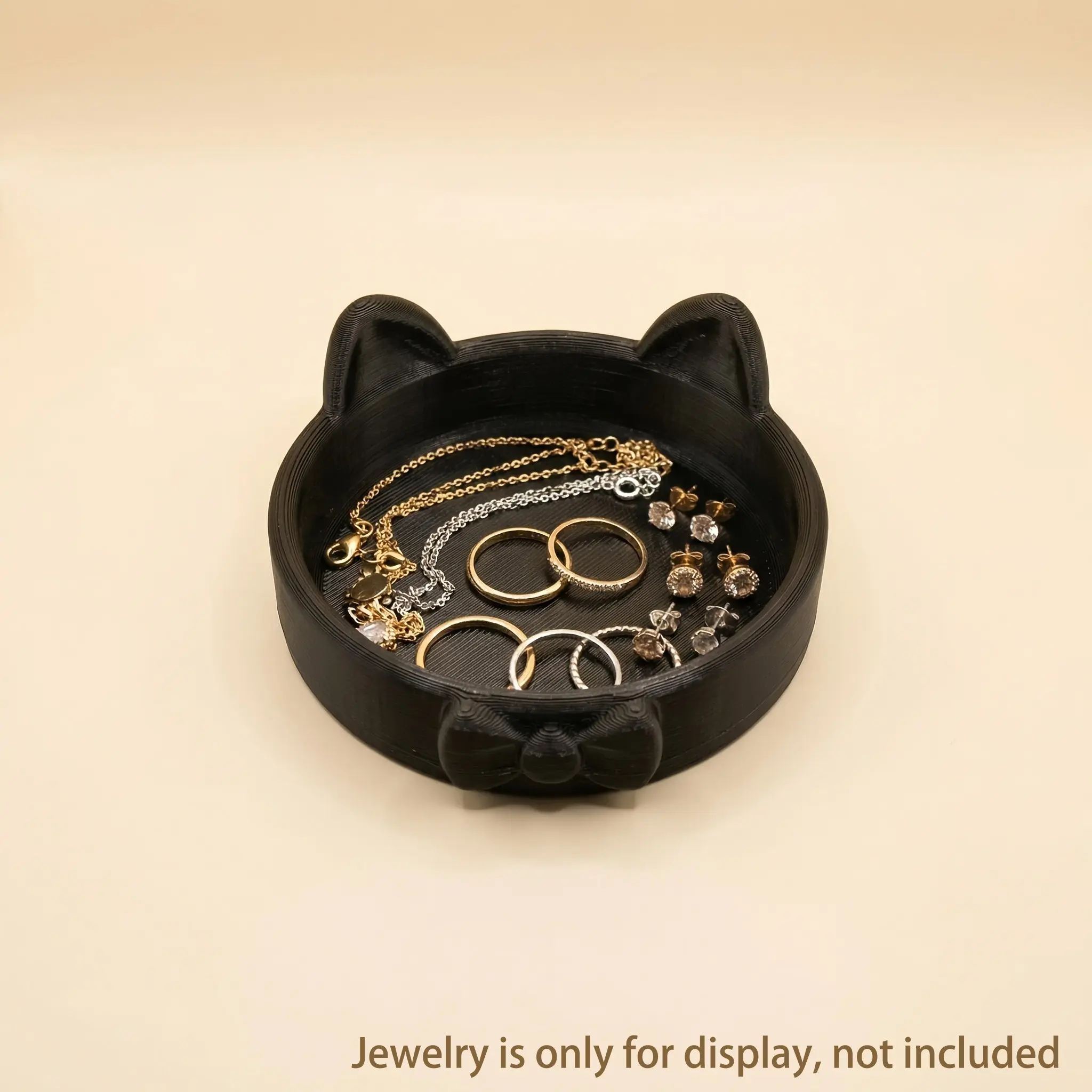 1PC/2PCS Bow Jewelry Dish (Black, White), Home Decoration, Decor Organizer, Display Organizer, Desk, Theme Parties, Car Decoration, Party Table Centerpieces, For Christmas, Holiday Gifts, Birthday Gifts, Jewelry Trays