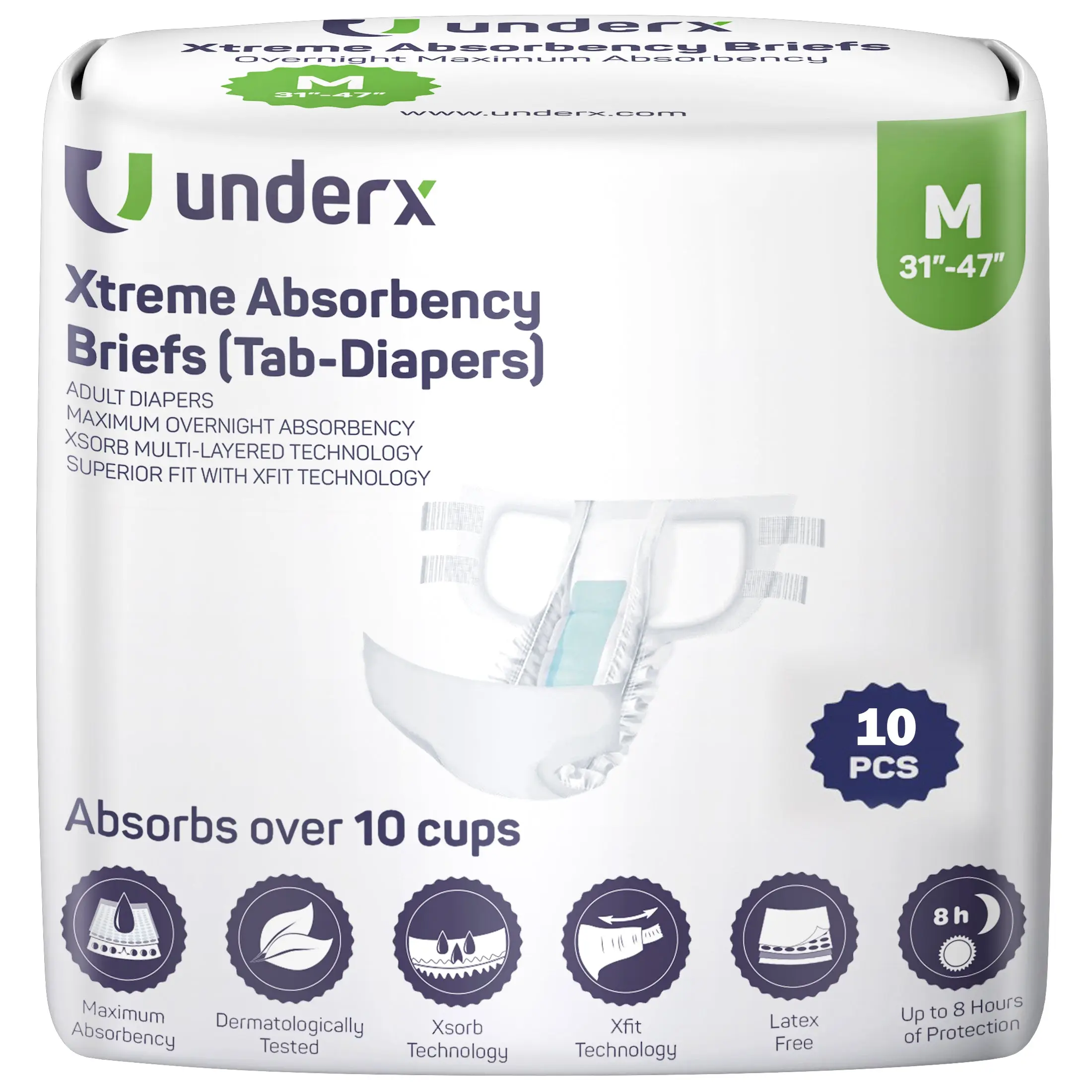 Women’s Adult Diapers With Tabs | Max Absorbency Briefs