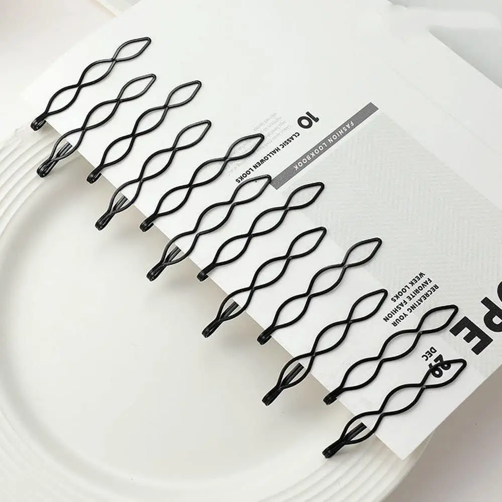 Women's Vintage Black Metal Bobby Pins - 12-Pack Discreet, Elegant Small Hair Clips with Secure Hold for Bridal Wedding Updos & Bangs, Bobbypin, Everyday, Female, Casual, Daily, Mini Size, Durable And Secure, High-Quality Materials, Invisible And Flexible