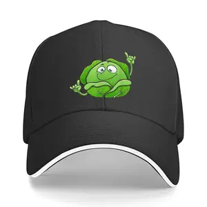 Fun Lettuce Enthusiast Pattern Baseball Cap - Adjustable Breathable Dad Hat for Women and Men, Lightweight Durable Unisex Trucker Hat Suitable for Outdoor Sports and Casual Wear, Comfortable Headwear