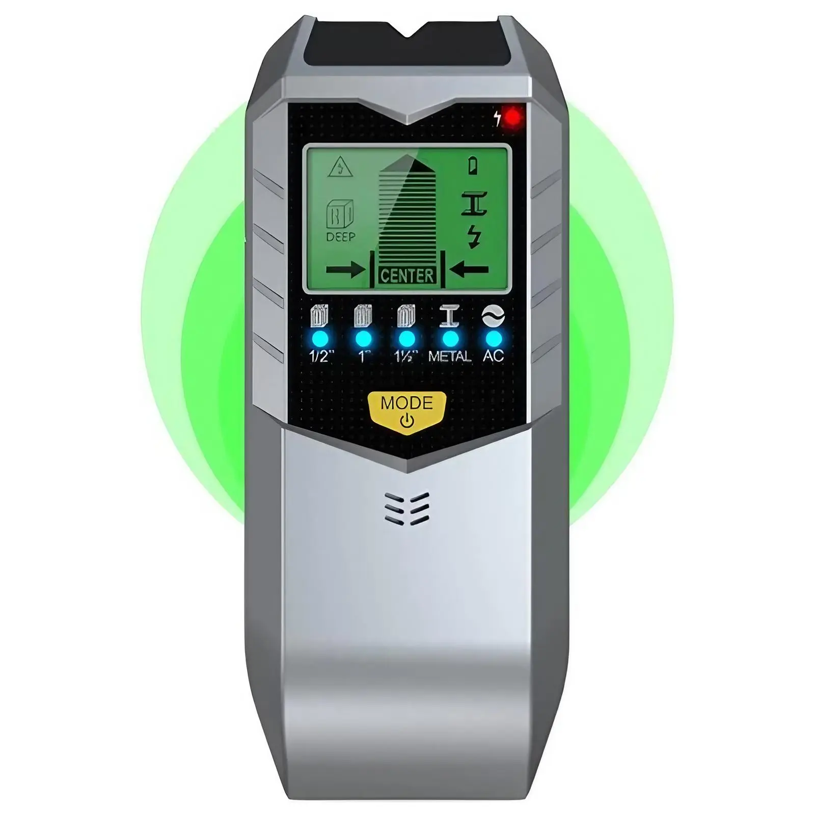 5 in 1 Stud Finders, Wall Scanner, Multipurpose Heavy Duty Stud Finders with HD LCD Display, Physical Measuring Instrument for Wood, Metal, AC Wire, Beam & Pipe, Detector, Meter, Tool, Hardware