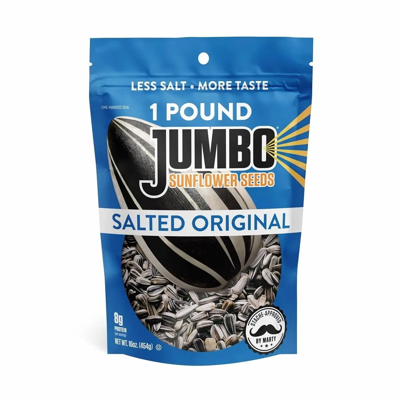 JUMBO SUNFLOWER SEEDS, Original, 16-Ounce (Pack of 6)