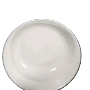 Enamel Metal Dinner Plate/Bowl 10 Inch for CampingDishes hard cooler