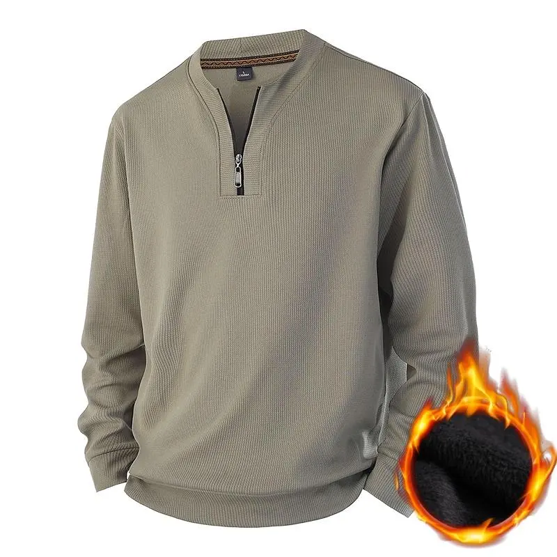 Khaki Green Fleece Lined