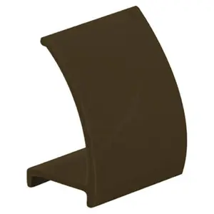 PRIME-LINE P 8205 Snap-In Type Rigid Vinyl Glass Retainer, 0.28x0.50x72 in, Brown, Holds Glass Panes Securely for Home Improvement Doors, Gates & Windows, Secure Hold, Size 72"