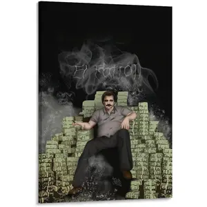 Pablo Escobar Poster Decorations for Bedroom Picture Art Canvas Wall Hanging Kitchen Canvas Modern Oil Painting Prints Contemporary Picture Vertical Artwork Bathroom Pics Giclee Poster Canvas Art Post