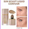 SHEGLAM Sun Sculpt Liquid Contour Cream Bronzer - Lightweight, Buildable, Blendable, Long-Lasting, Smooth Matte Finish for Natural Face Contouring, Face Contour