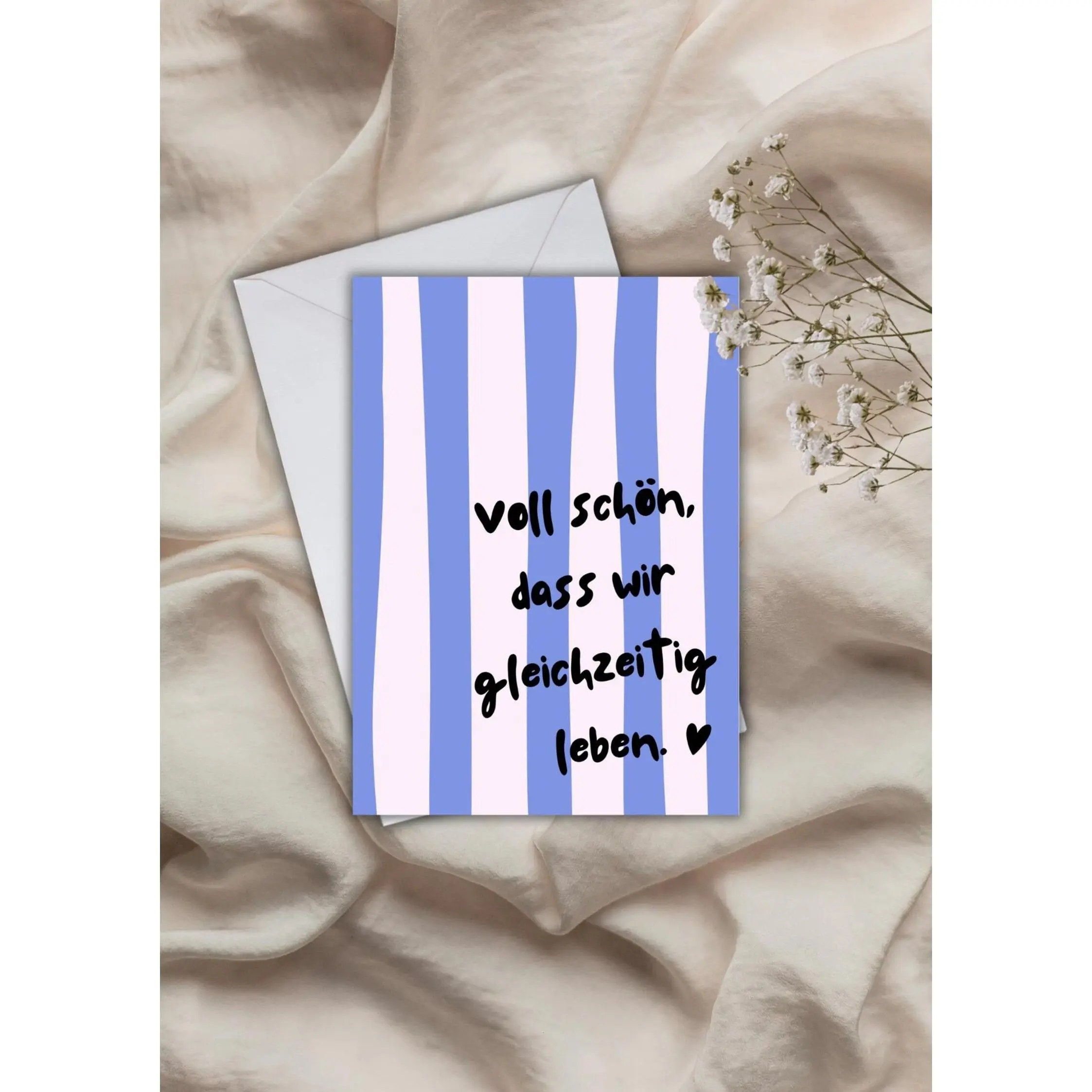 [Sale off up to 65%][Free Ship] Postcard _ Greeting card _ It's so nice that we live at the same time _ Birthday _ Valentine's Day _ Thank you card _ Card _ Girlfriend