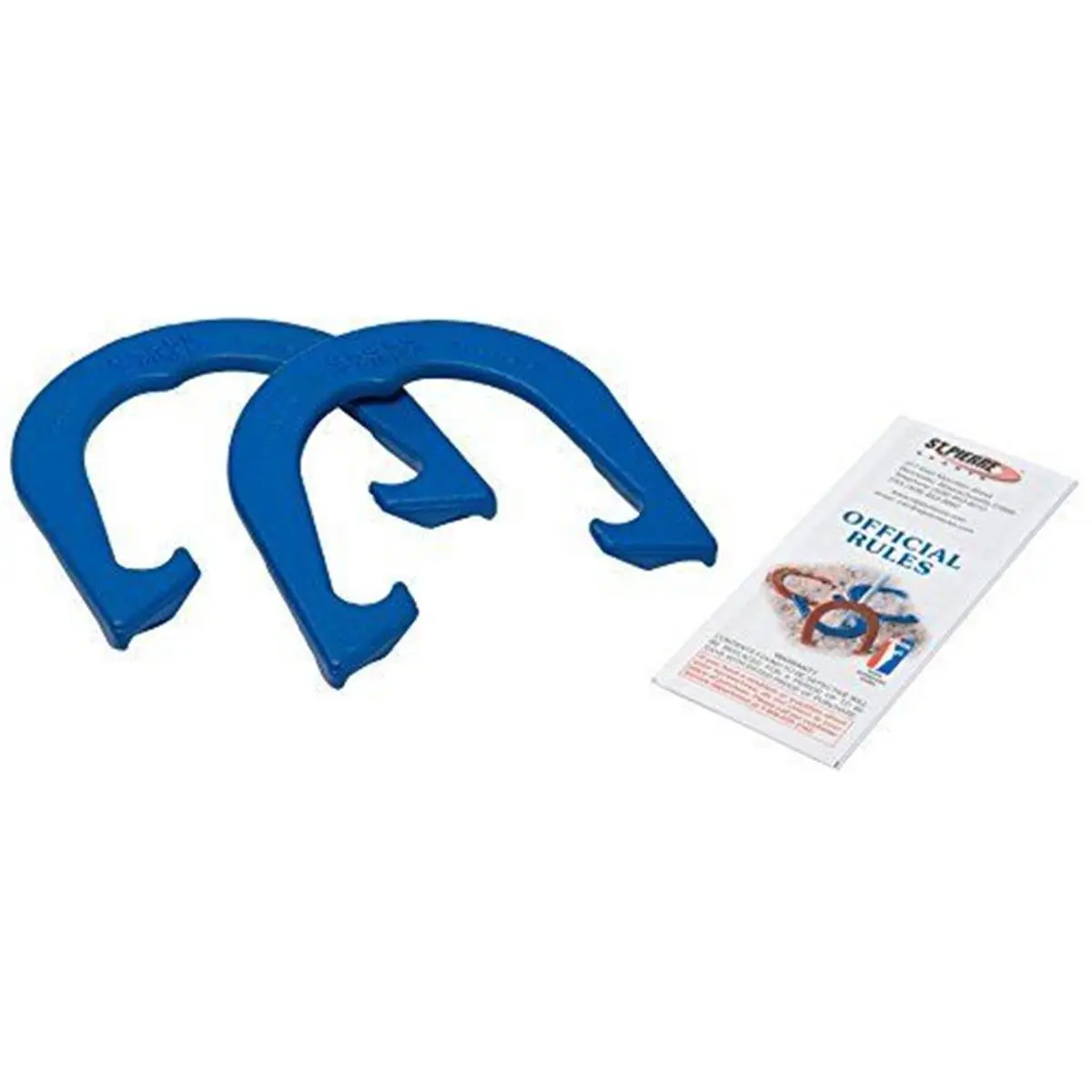 212 MAIN St Pierre Sports Eagle Tournament Forged Steel Horseshoe Set of Pair - Large Tips, Smooth Inside Curve, Ideal for Tournament Play
