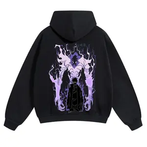 Solo Leveling Unisex FallFreshness outfits men streetwear 80s 90s graphic tees cotton Anime funny 300G Hoodies men gifts