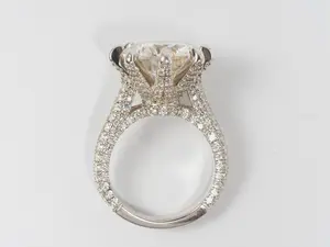 【JIKU】6-Prong Moissanite Solitaire Ring  R1016-14.0