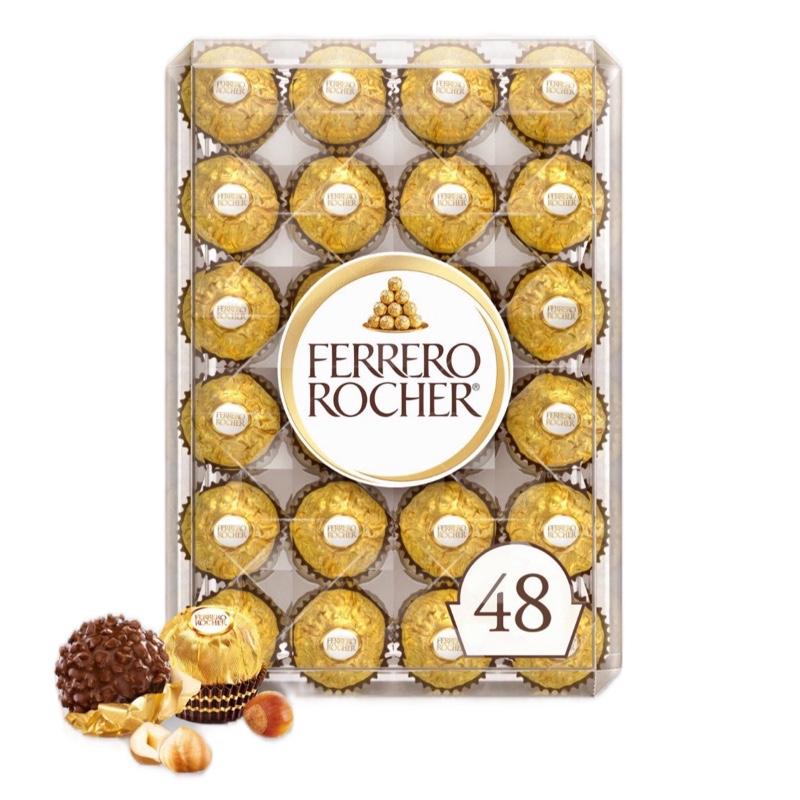 Ferrero Rocher Premium Milk Chocolate Hazelnut, 48 ct.