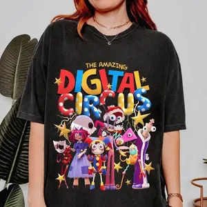 The Amazing Digital Circus Shirt, TADC Characters T-Shirt, Circus Fan Gift, Anime Gift For Fan