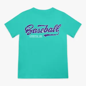 Splatter Established Youth Tee - Teal