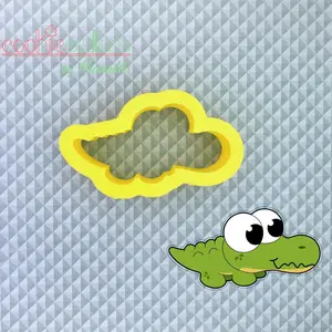 Cute Crocodile Cookie Cutter